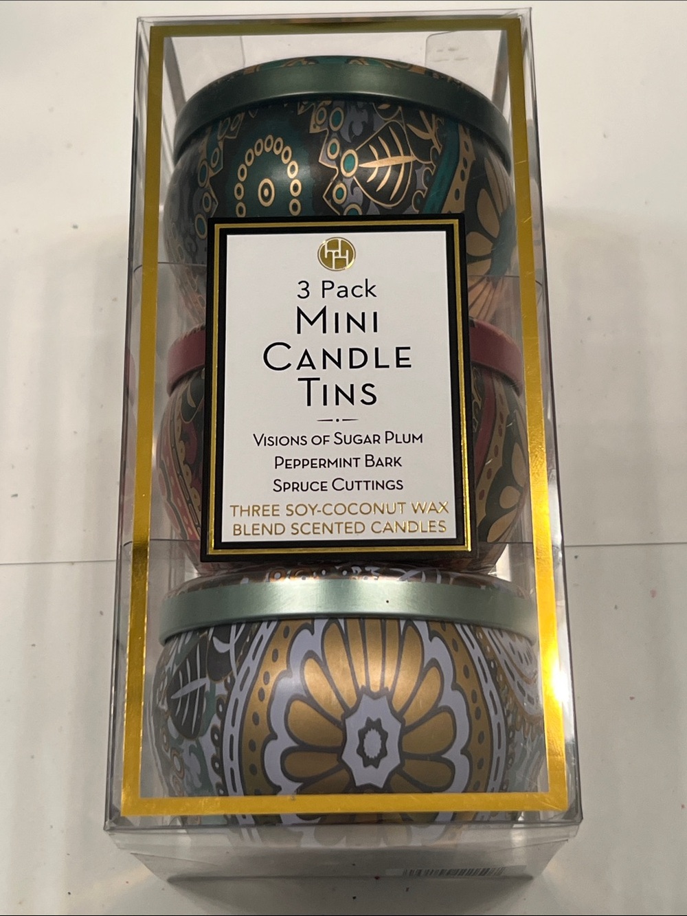 Huntington Home 3 pack Mini Candle Tins 3.5 oz each NWT-Limited Edition
